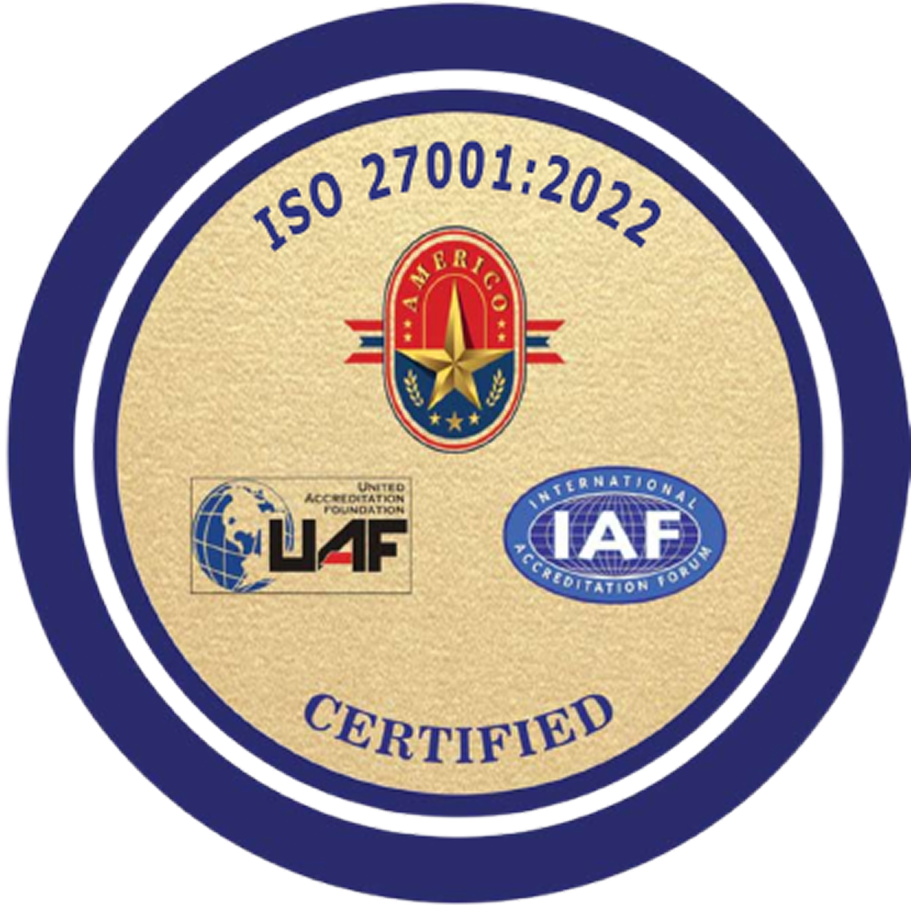 ISO 27001 Certified